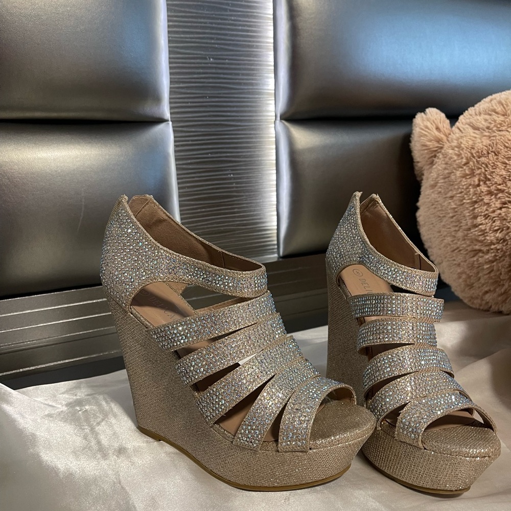 New glitter heels